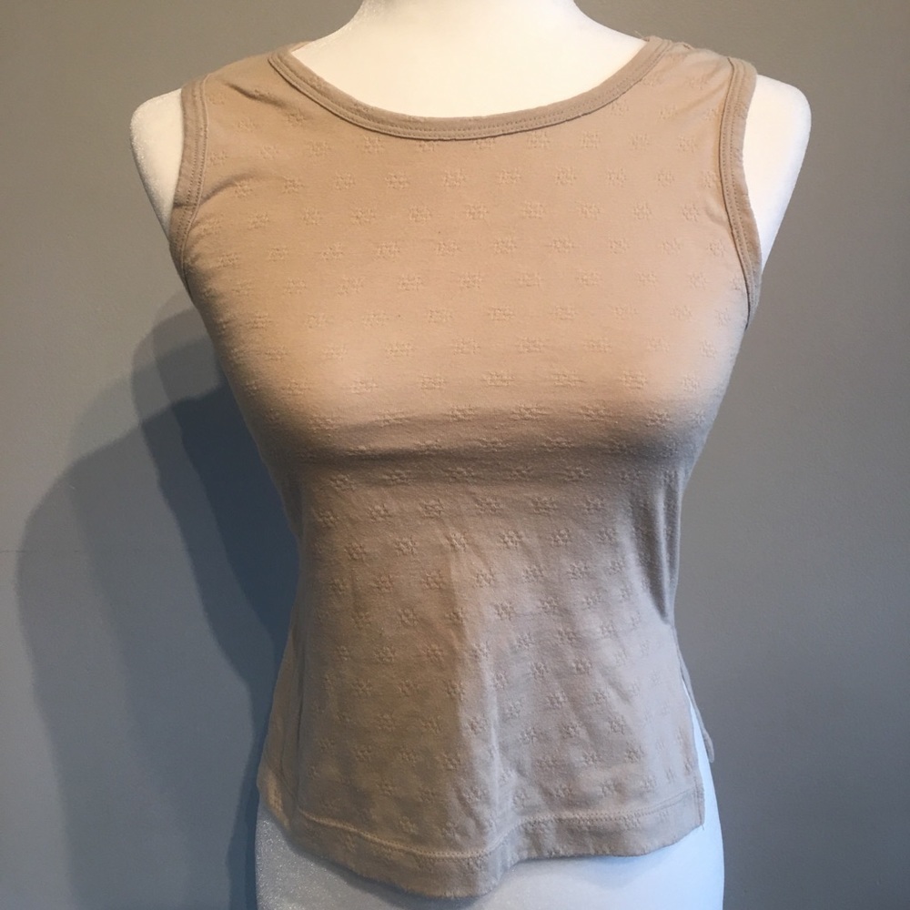 BCBGMaxAzria Beige Tank Top